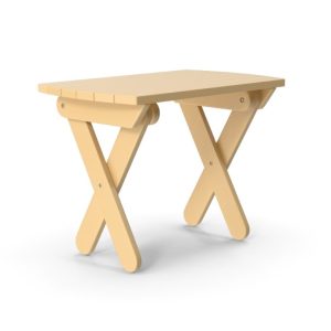 Bamboo Dining Table, Square Dining Table for 2, 27.6" Kitchen Table for Small Space